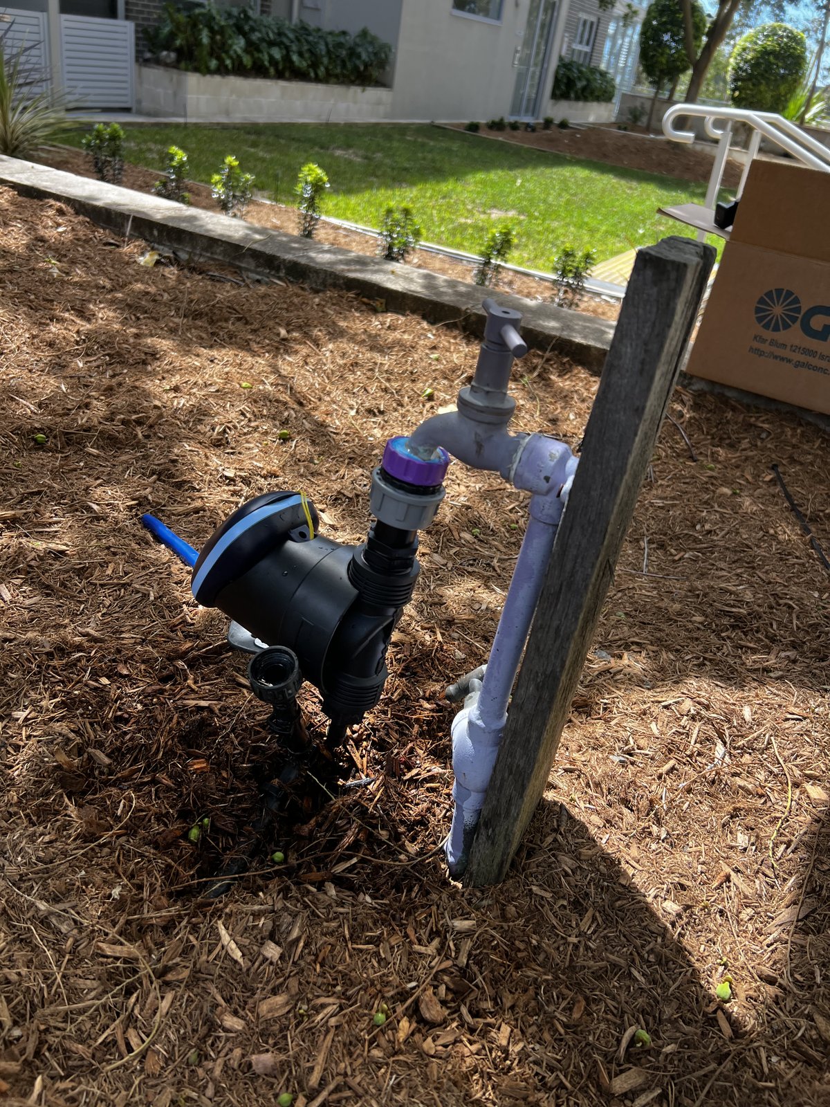 Smart Galcon Bluetooth tap timer system installed at North Kellyville residence Sydney